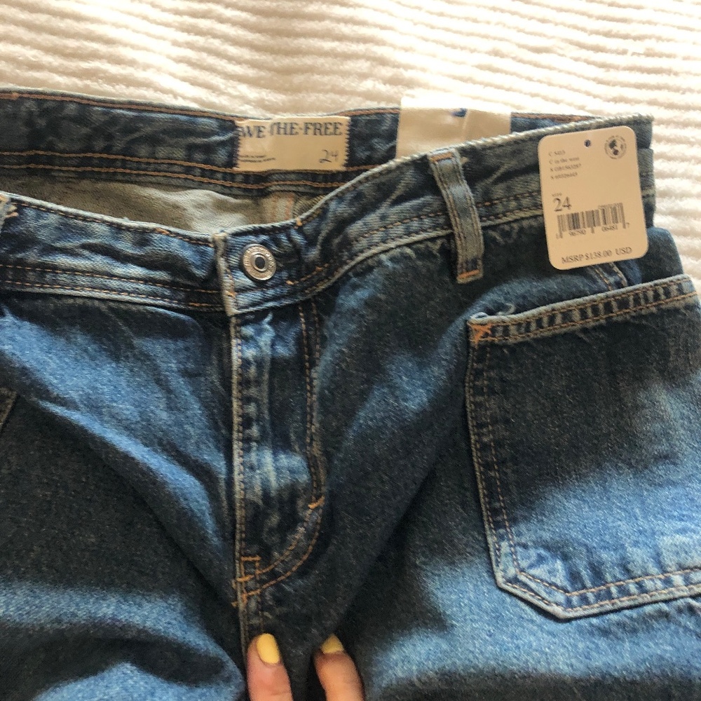 We The Free womens jeans size 24 bootleg denim. Brand new with tags !